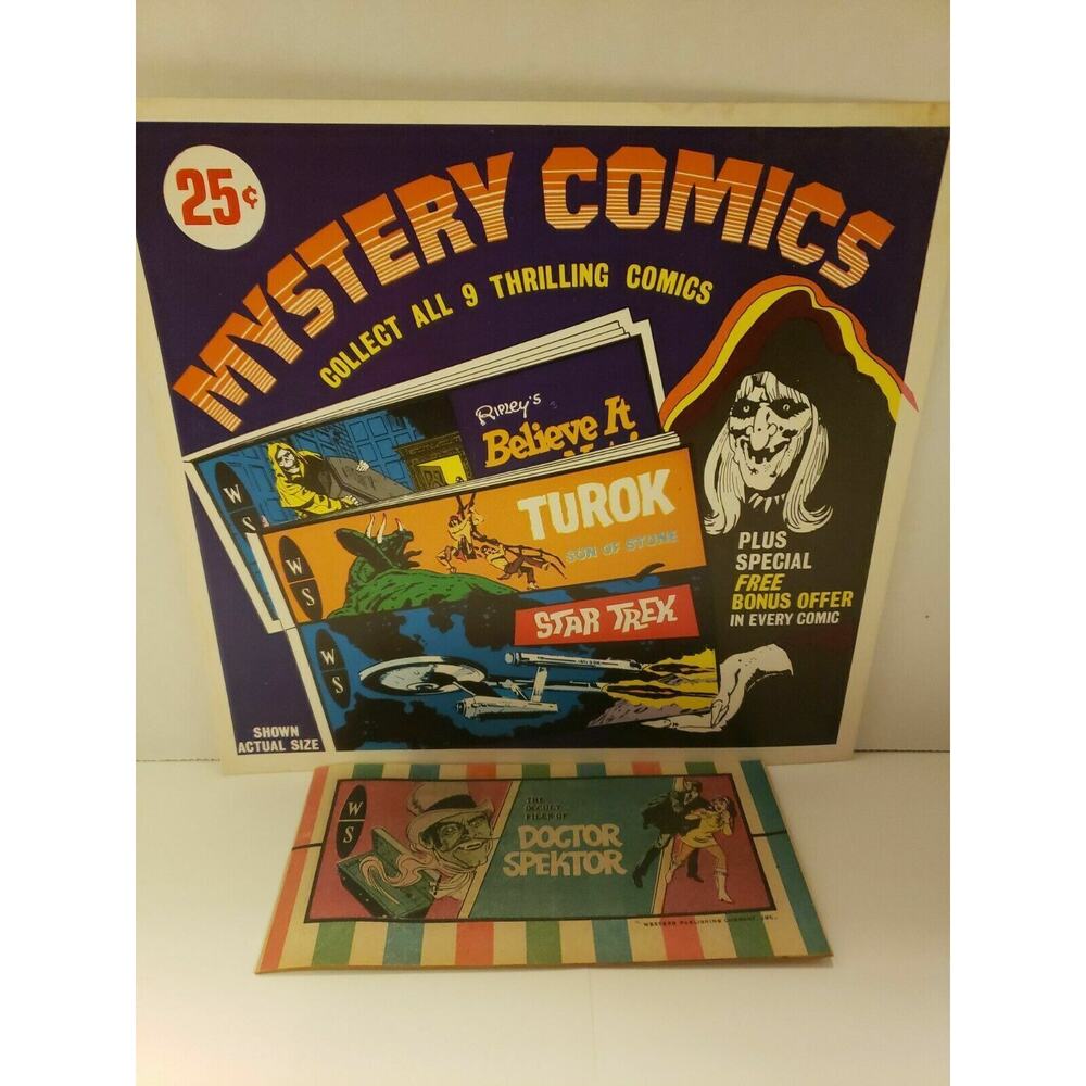 Vintage Dan Curtis Giveaway Mini‎ Comic New Old Stock#7 Dr Spector